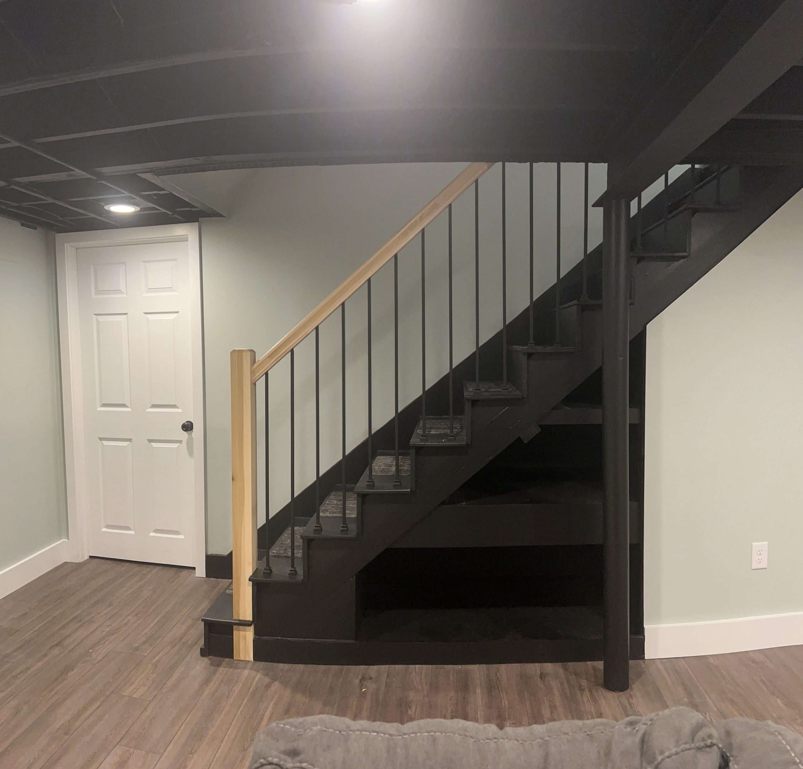 Finished basement staircase Delaware County PA