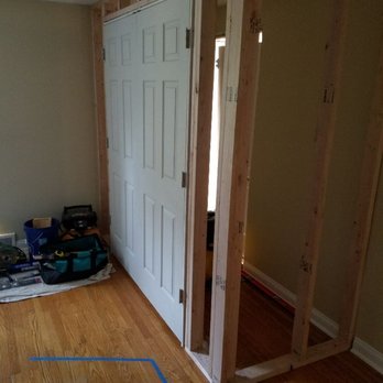 Basement framing and repair during water restoration